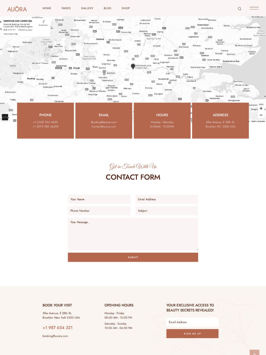 Contact Page